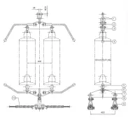 Foto High Voltage Power String Set 1 double_suspension_for_double_conductor