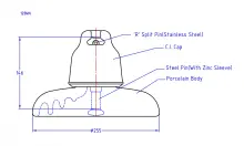 Foto High Voltage Power Insulator 6 insulator_120_kn_normal_type_