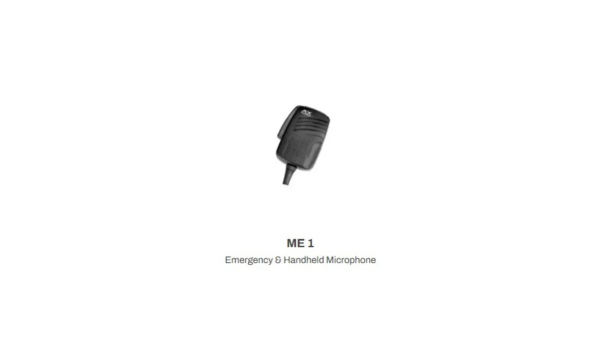 Emergency and Handheld Microphone<br>