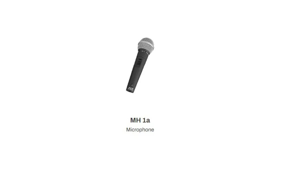 Unidirectional Handheld Microphone (Supercardioid)<br>